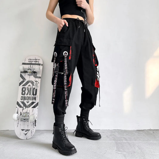 VikTactical Women Cargo Pants High Waist Harajuku Joggers