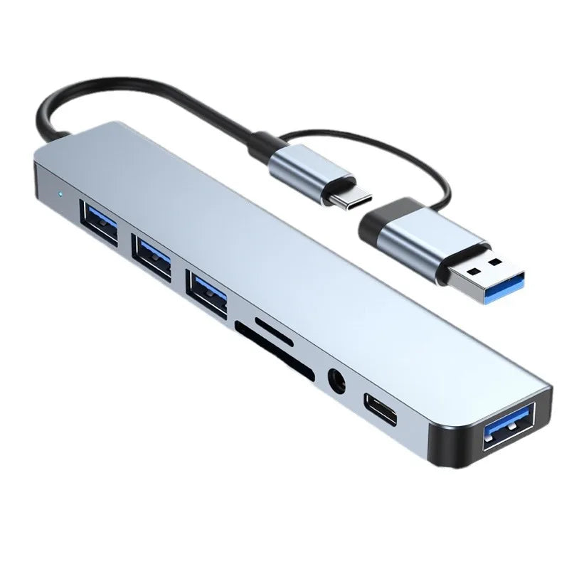 OULLX USB Type C Hub Docking Station With Audio Jack