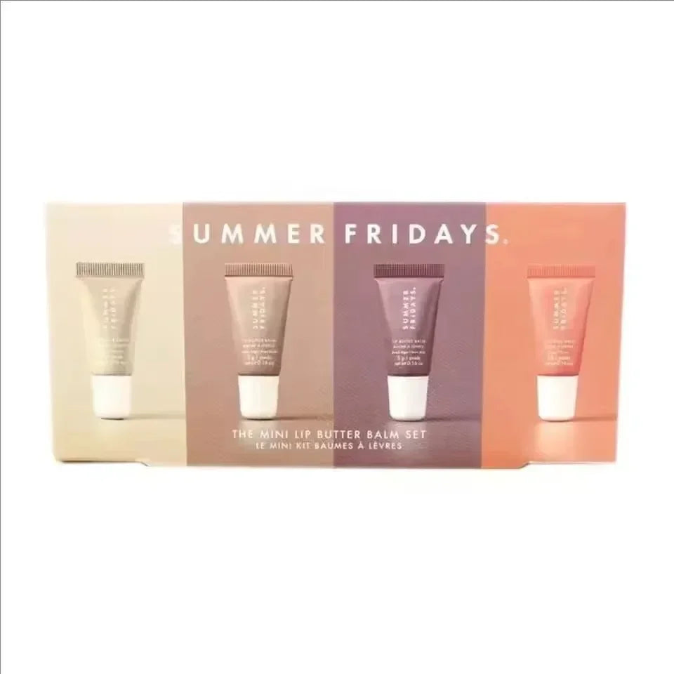 Summer Fridays Lip Balm And Gloss Set Vanilla Sugar Coffee