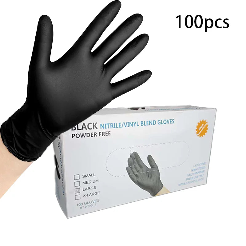 Hign-concerned Nitrile Kitchen Gloves 100Pcs Tear Resistant