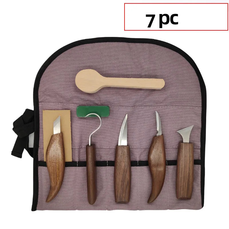 ASDTODWChoice Precision Wood Carving Tools Set Stainless Steel Chisel Kit For Woodworking DIY Projects