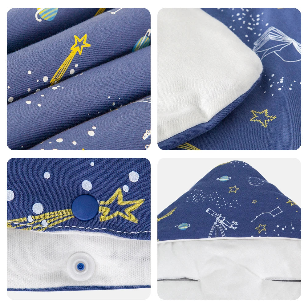 HOUSBAYCN Baby Wrap Blanket Hooded Windproof 0 To 12 Months