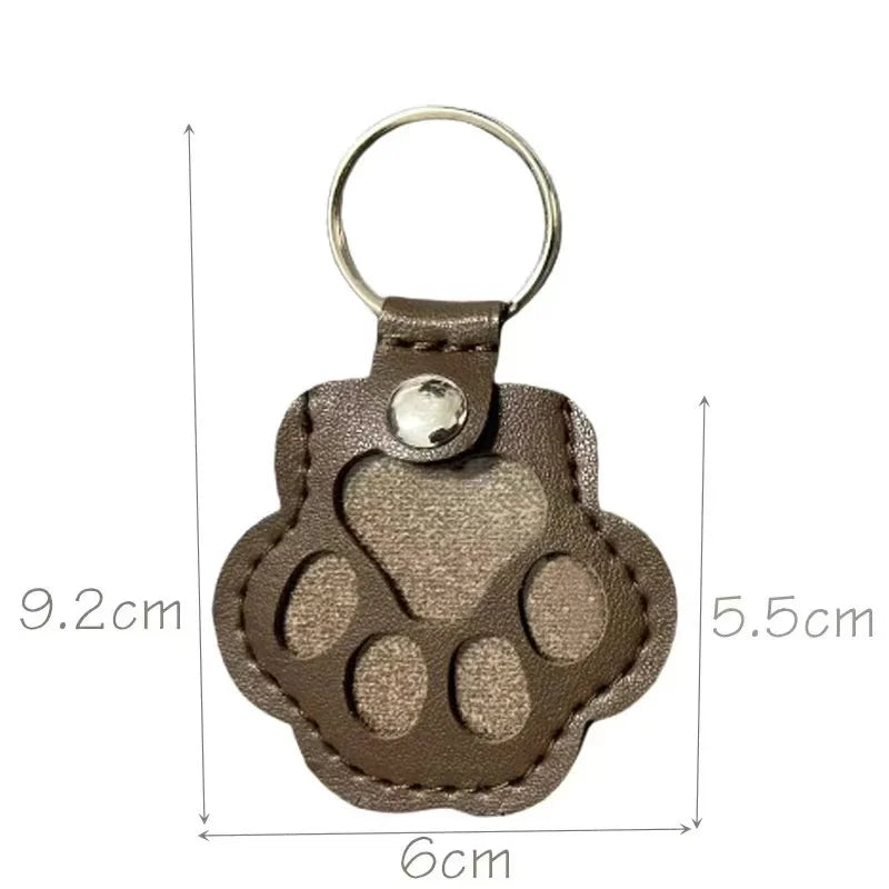 Choice Pet Hair Keepsake Keychain Leather Memorial Locket
