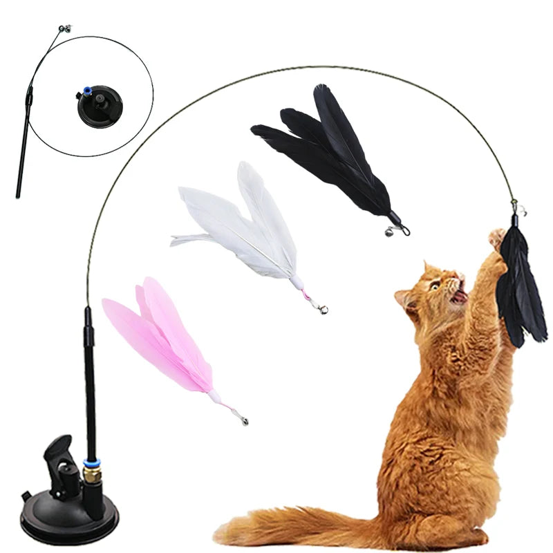 CN Guangdong Interactive Cat Toy Handfree Wand Teaser