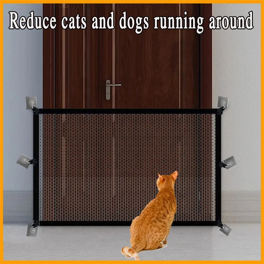 Heavy Duty Dog Barrier Fence With Hooks For Indoor Outdoor